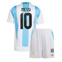 Argentina Lionel Messi #10 Replica Home Minikit Copa America 2024 Short Sleeve (+ pants)